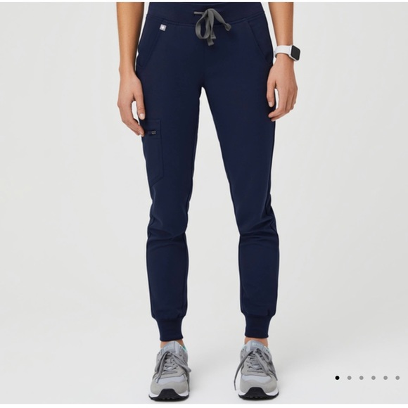 Zamora Jogger Scrub Pants Tall Large Navy Blue - Picture 2 of 6